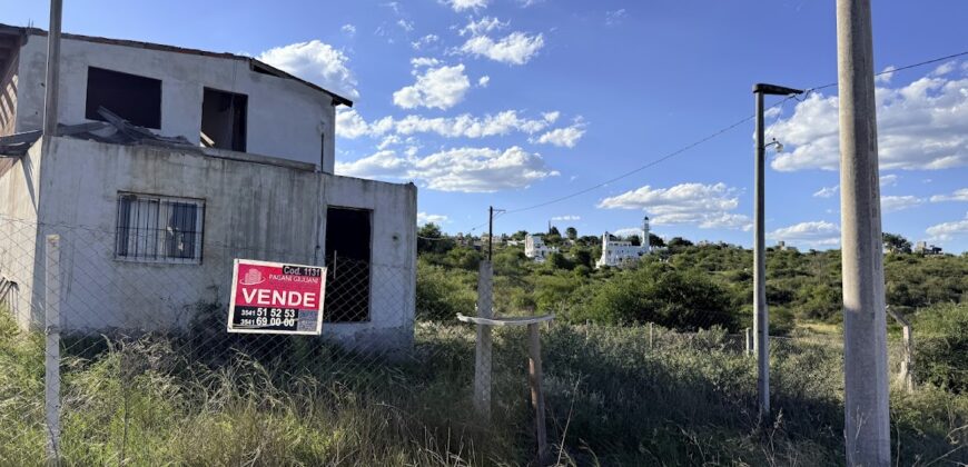 CASA A TERMINAR- B° VALLE DEL SOL- Sta CRUZ DEL LAGO- CÓRDOBA