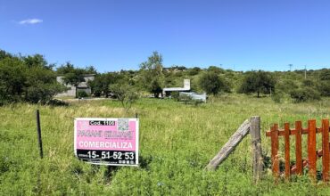 TERRENO EN TANTI- A 5 CUADRAS DE COLONIA BANCO NACION-  EN VENTA
