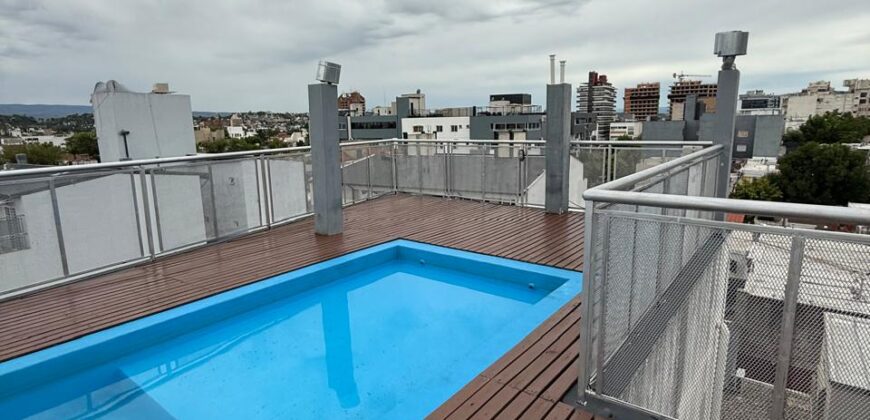 ALQUILER Centro- departamento 1 dorm cochera- pileta – Edif  BIZANTINA