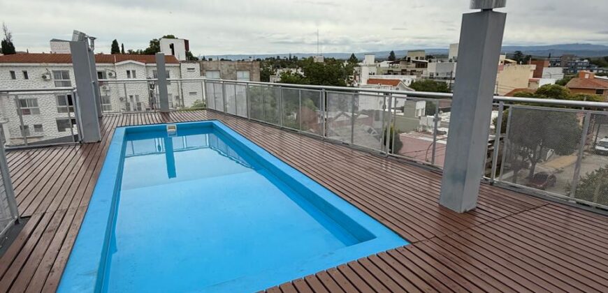 ALQUILER Centro- departamento 1 dorm cochera- pileta – Edif  BIZANTINA